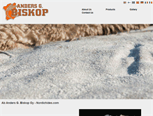 Tablet Screenshot of nordichides.com